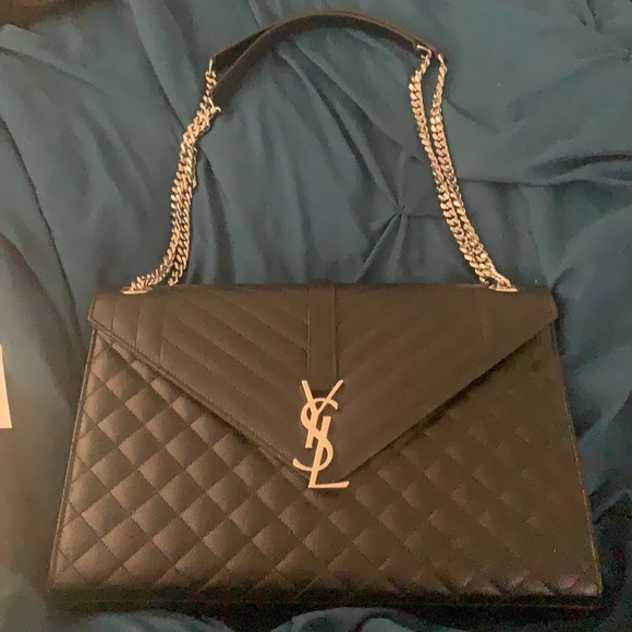 Envelope Large Bag in mix Matelasse - Picture 5 of 15